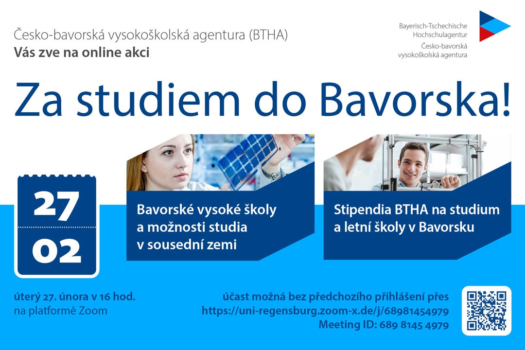 BTHA Einladung zur Veranstaltung Za studiem do Bavorska